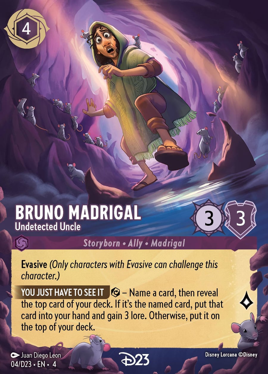 Bruno Madrigal - Undetected Uncle card art