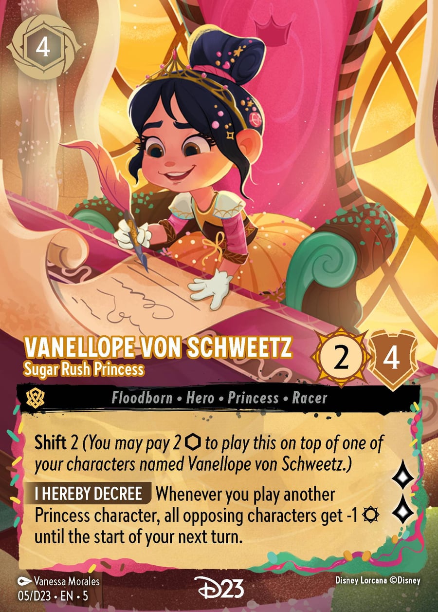 Vanellope von Schweetz - Sugar Rush Princess card art
