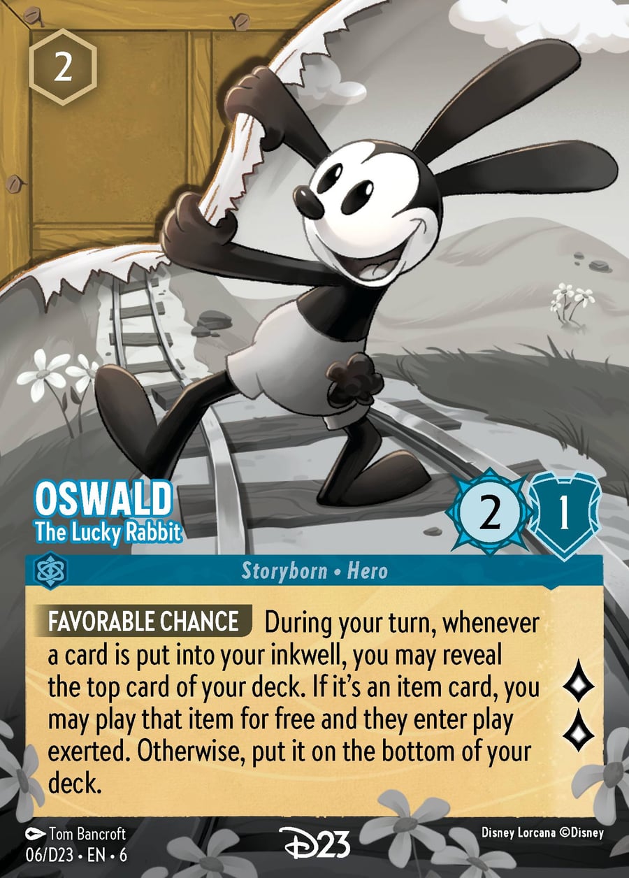 Oswald - The Lucky Rabbit card art