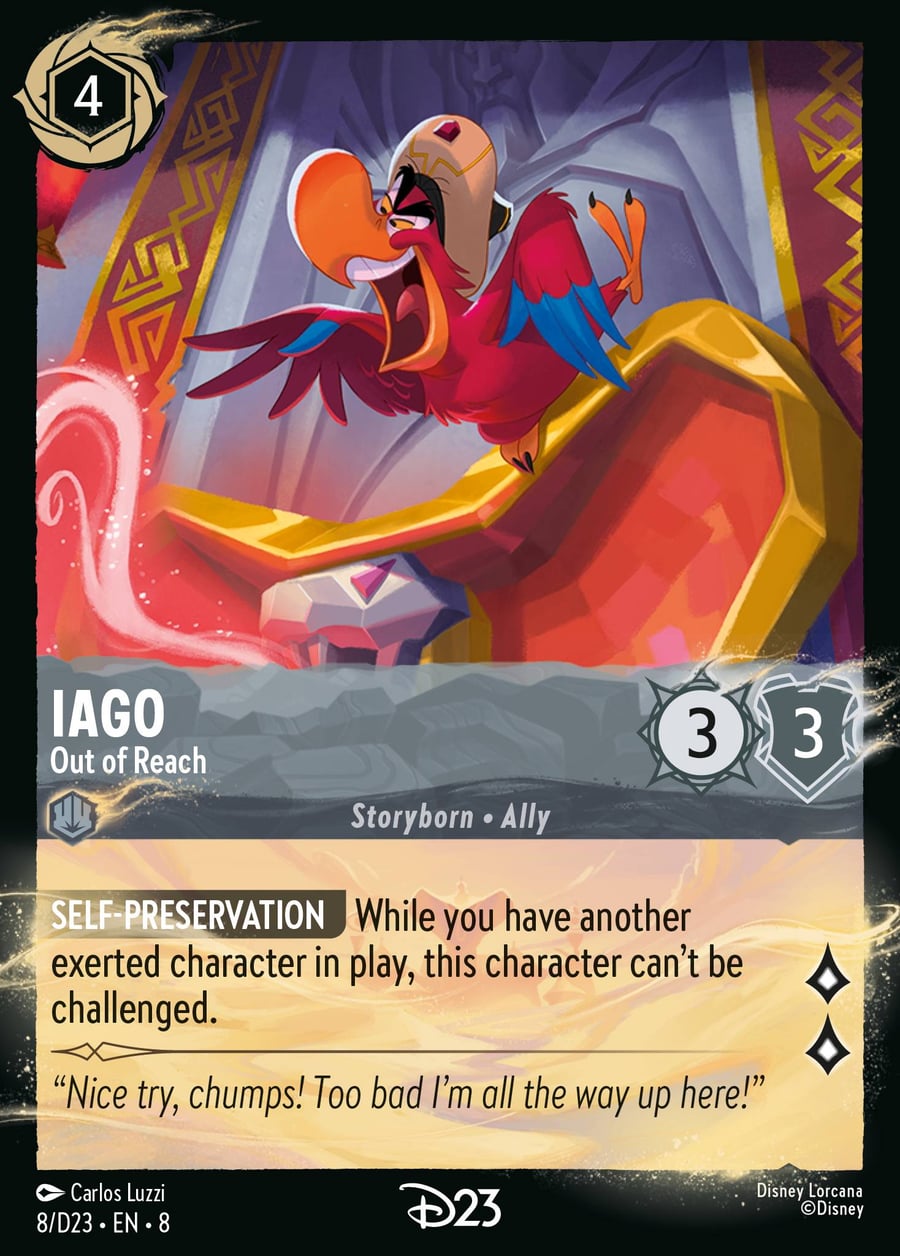 Iago - Out of Reach card art