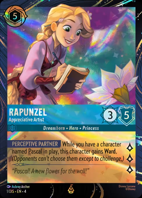 Rapunzel - Appreciative Artist card art