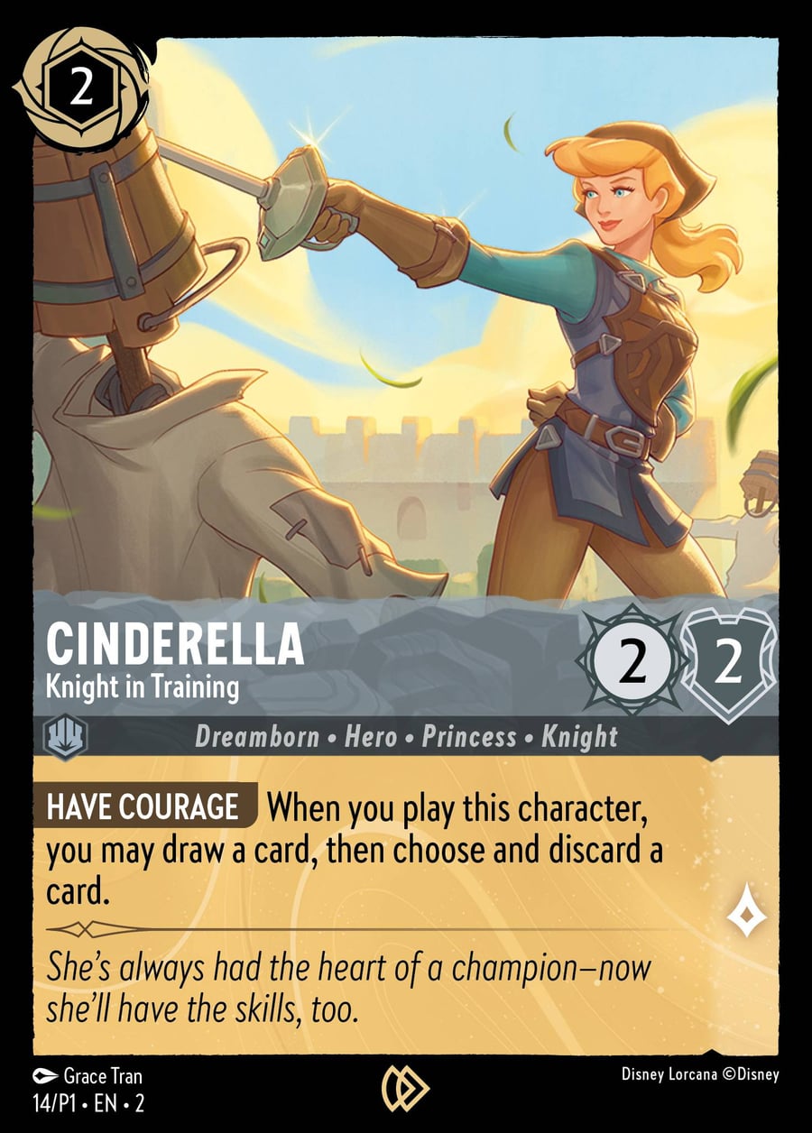 Cinderella - Knight in Training card art