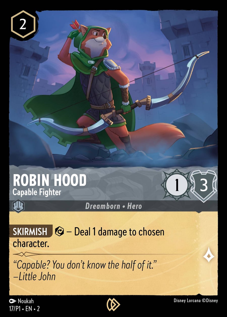 Robin Hood - Capable Fighter card art