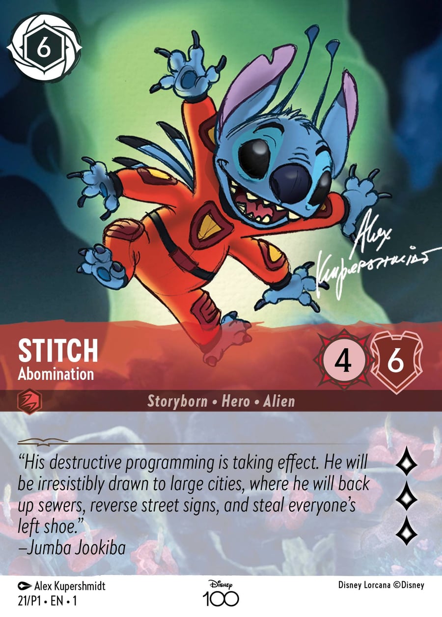 Stitch - Abomination card art