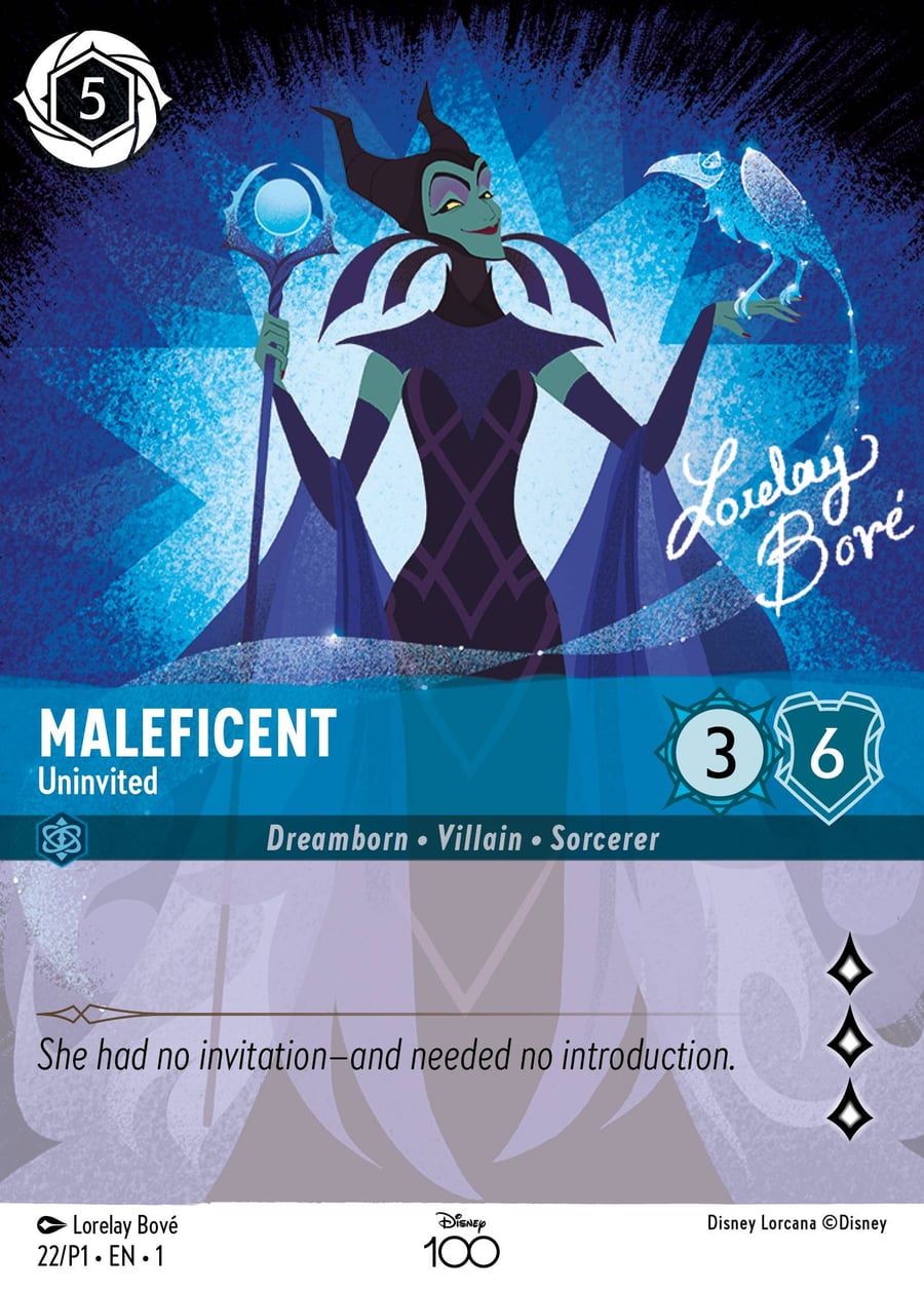 Maleficent - Uninvited card art