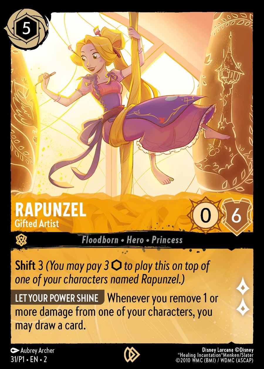 Rapunzel - Gifted Artist card art