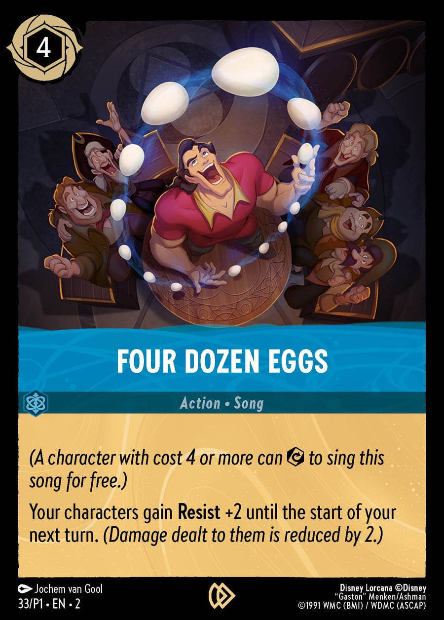 Four Dozen Eggs card art