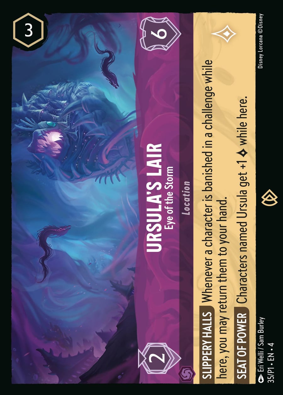 Ursula’s Lair - Eye of the Storm card art