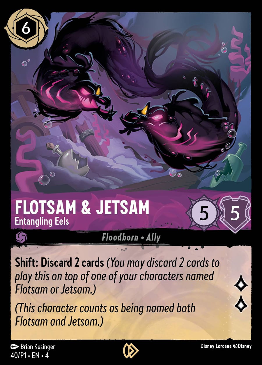 Flotsam & Jetsam - Entangling Eels card art