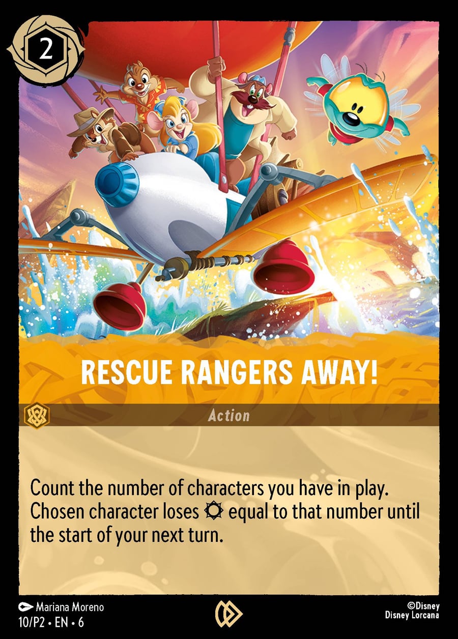 Rescue Rangers Away! card art
