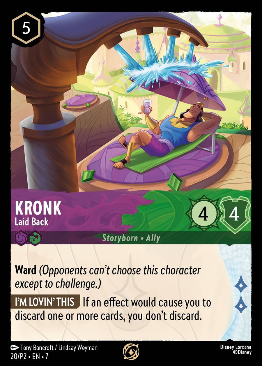 Kronk - Laid Back card art