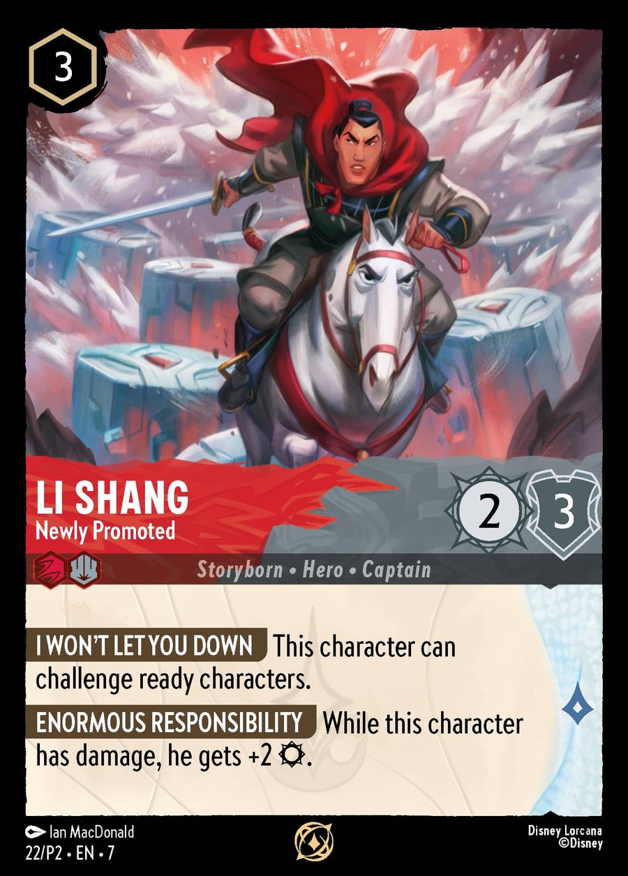 Li Shang - Newly Promoted card art