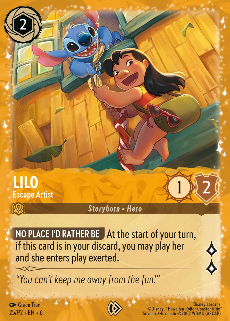 Lilo - Escape Artist card art