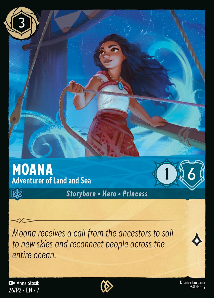 Moana - Adventurer of Land and Sea card art