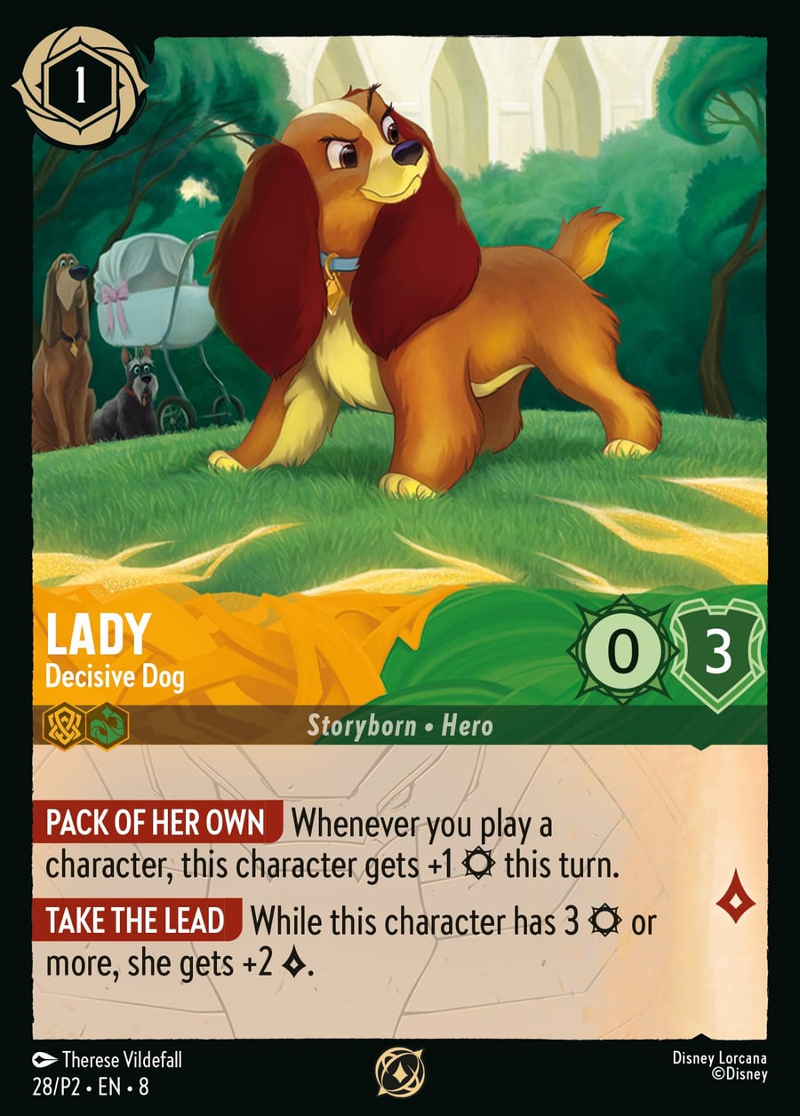 Lady - Decisive Dog card art