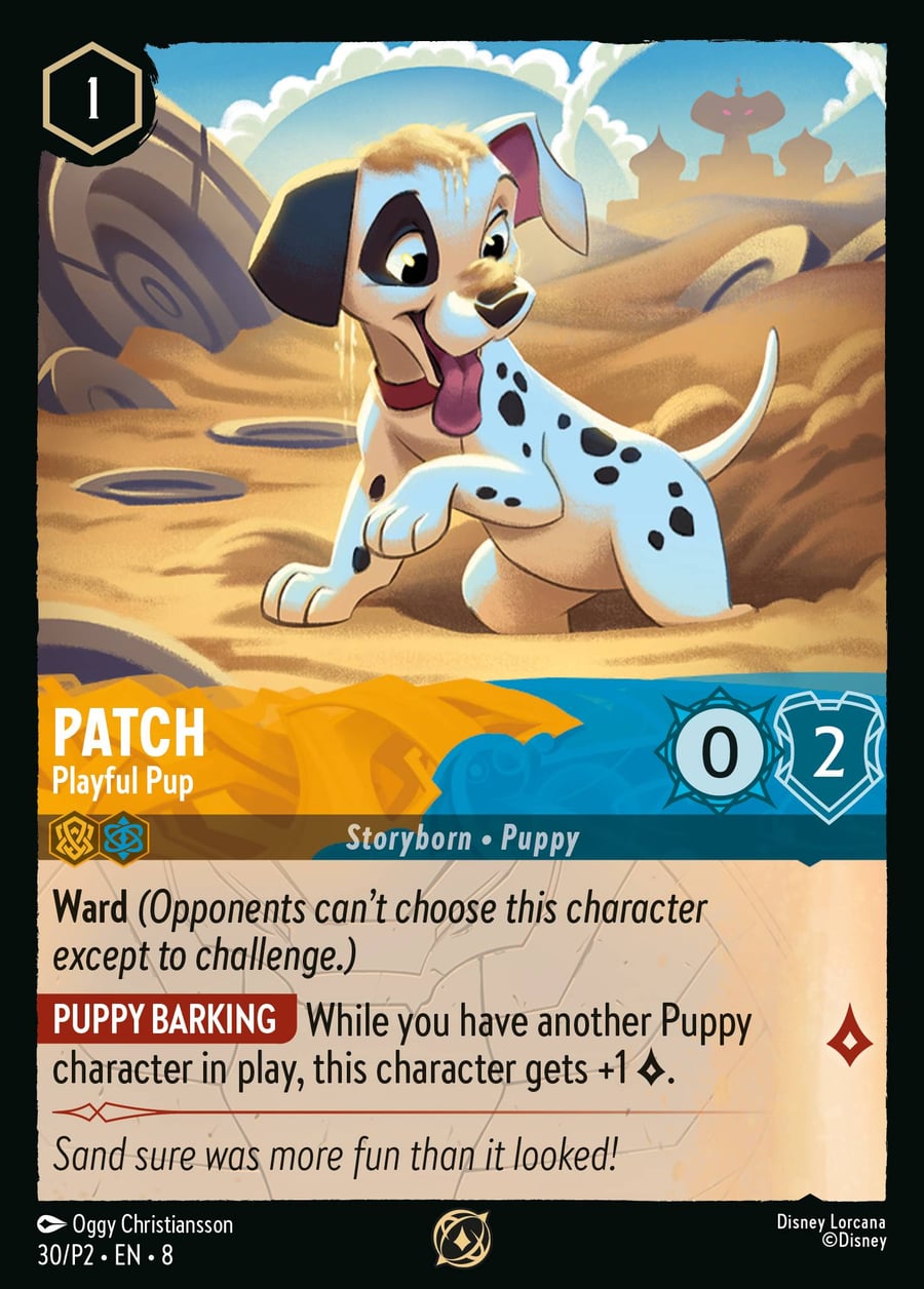 Patch - Playful Pup card art