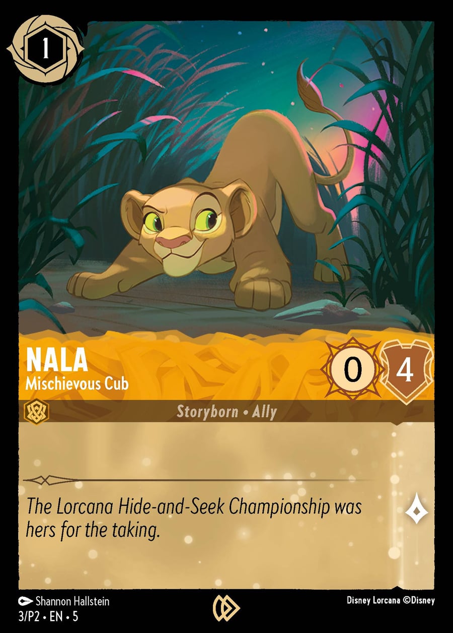 Nala - Mischievous Cub card art