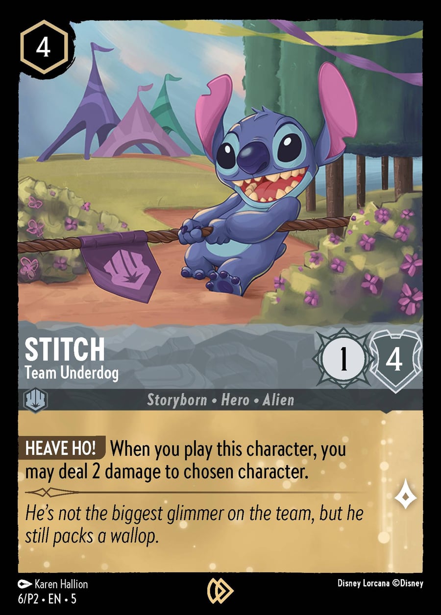 Stitch - Team Underdog card art