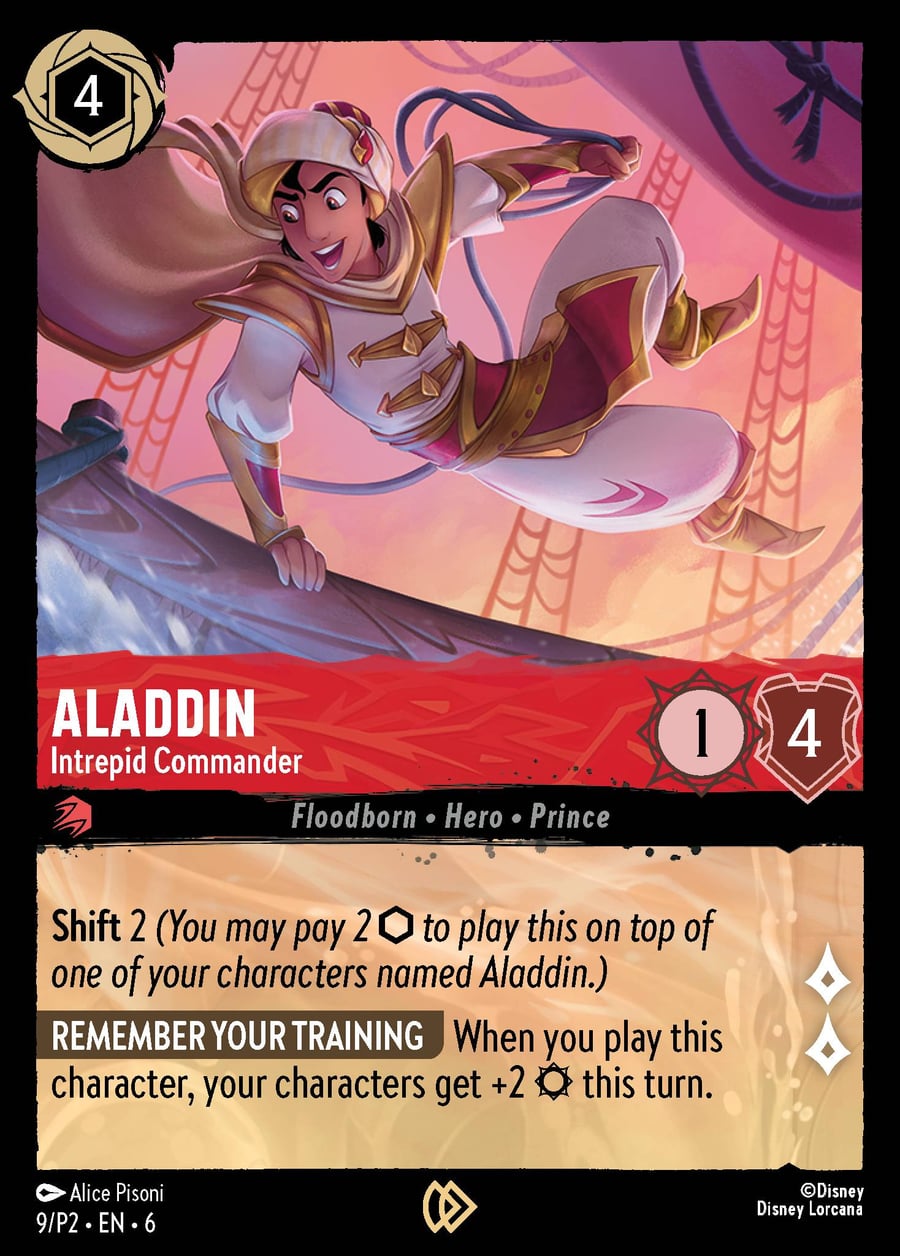 Aladdin - Intrepid Commander card art