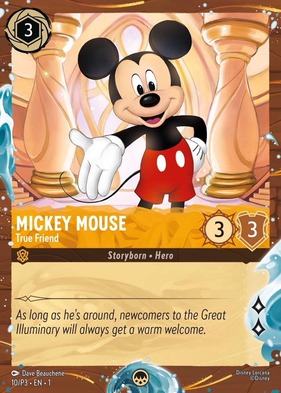 Mickey Mouse - True Friend card art