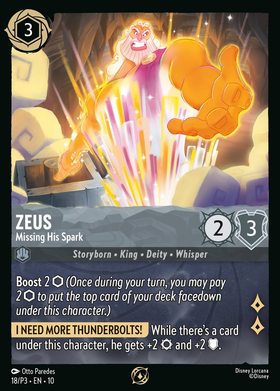 Zeus - Missing His Spark card art