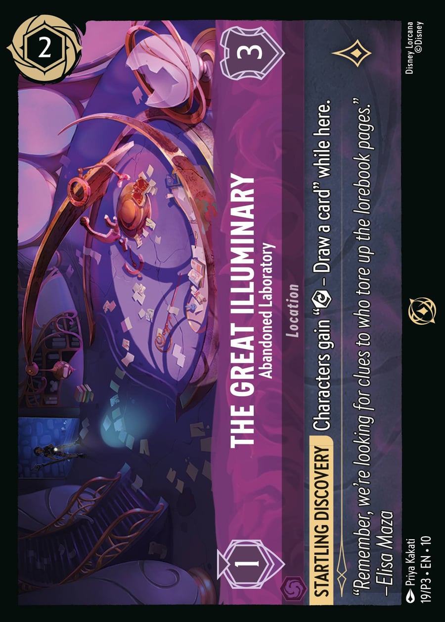 The Great Illuminary - Abandoned Laboratory card art