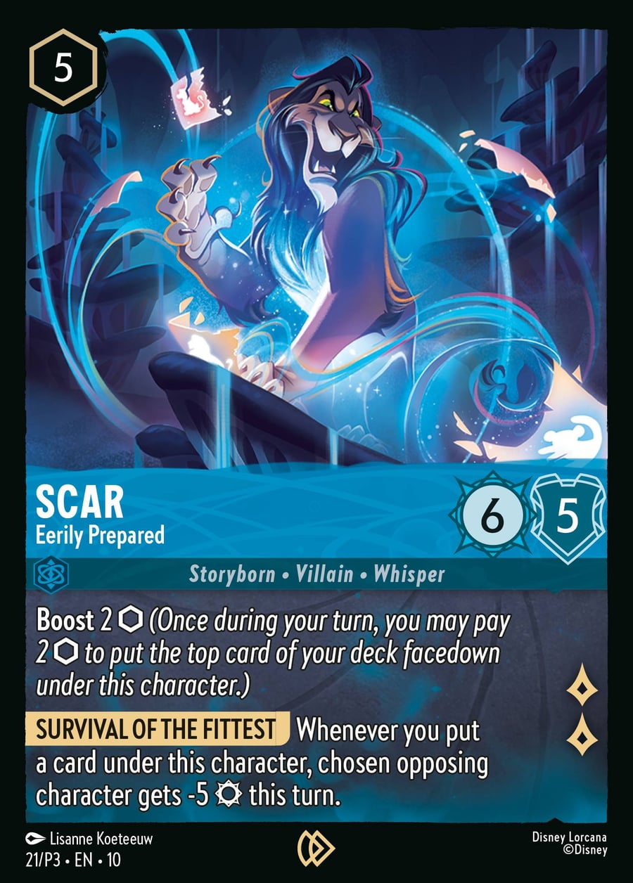 Scar - Eerily Prepared card art