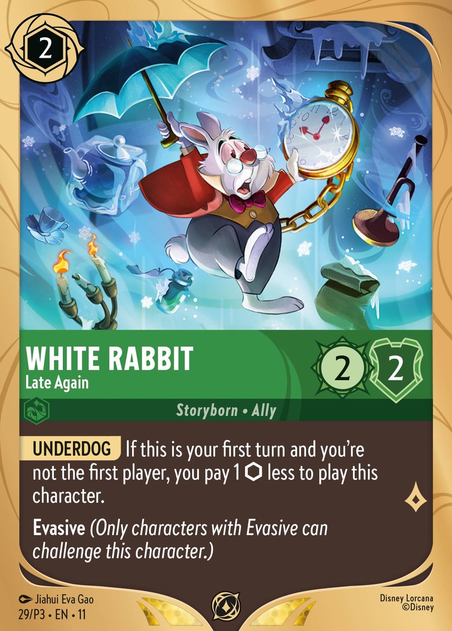 White Rabbit - Late Again card art