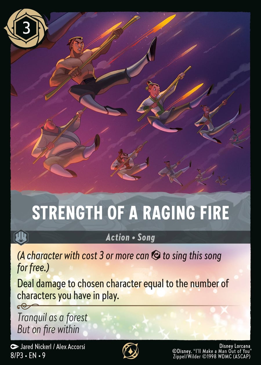 Strength of a Raging Fire card art